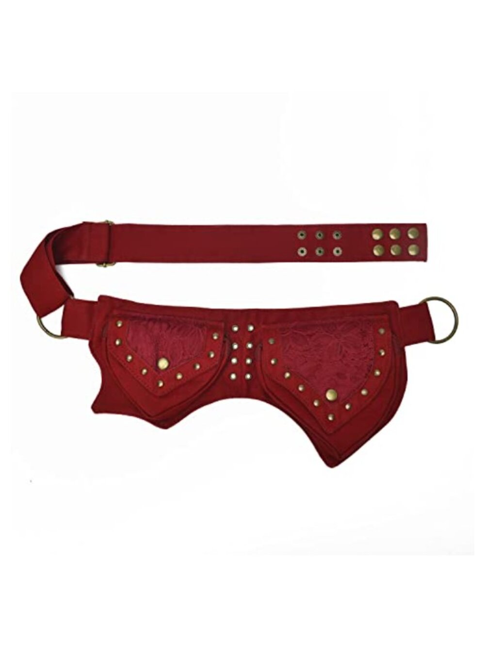 Lace Waist Bag Renaissance Festival Fanny Pack Drop Leg Utility Hip Belt